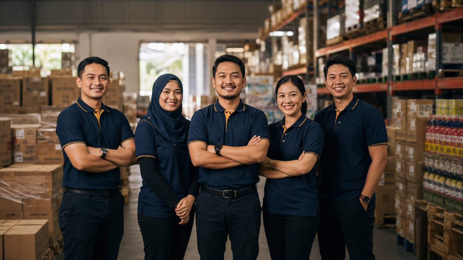 The Kimyap team at our Sarawak warehouse